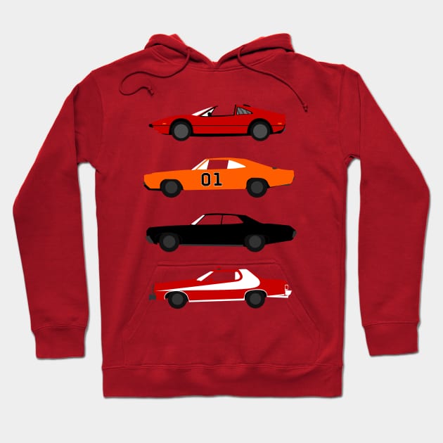 The Car's The Star: TV Edition Hoodie by Paulychilds